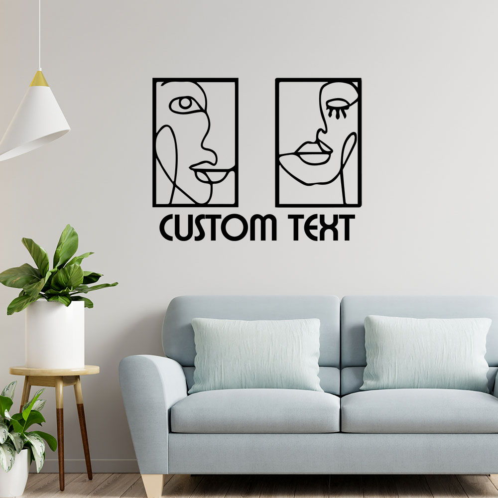 Home Decor Wallpaper - 1PC 로맨틱 추상 학교 맞춤 텍스트