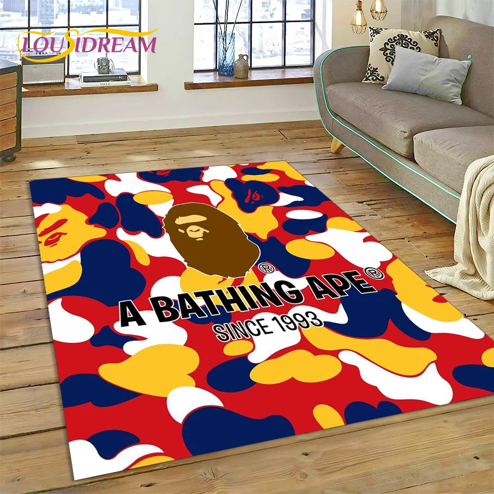 Home Decor Games Online Free - 3D 인쇄 B-BAPE 패션 카펫 러그