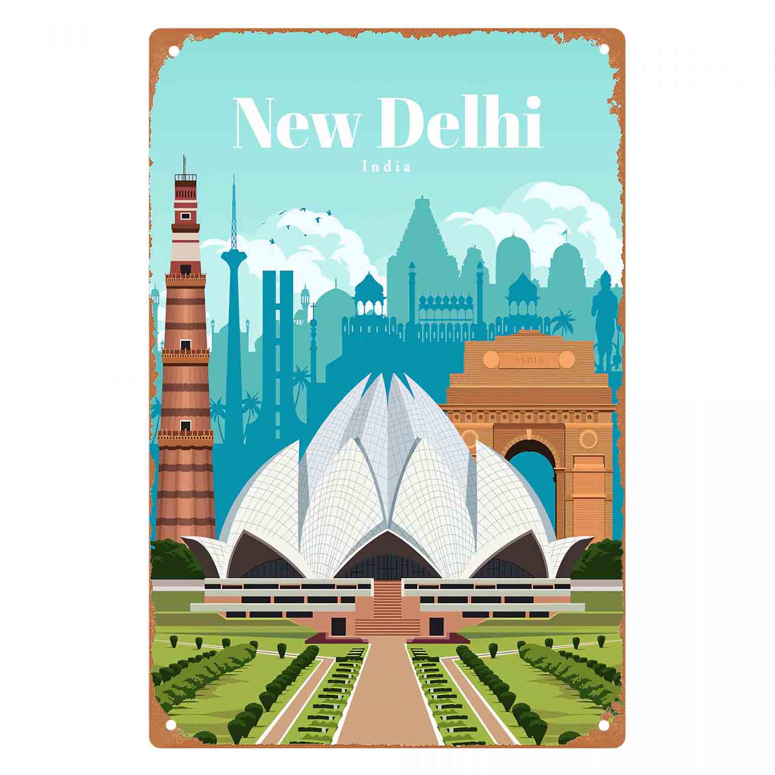 Home Decor Delhi - 2D 플랫 1개입 