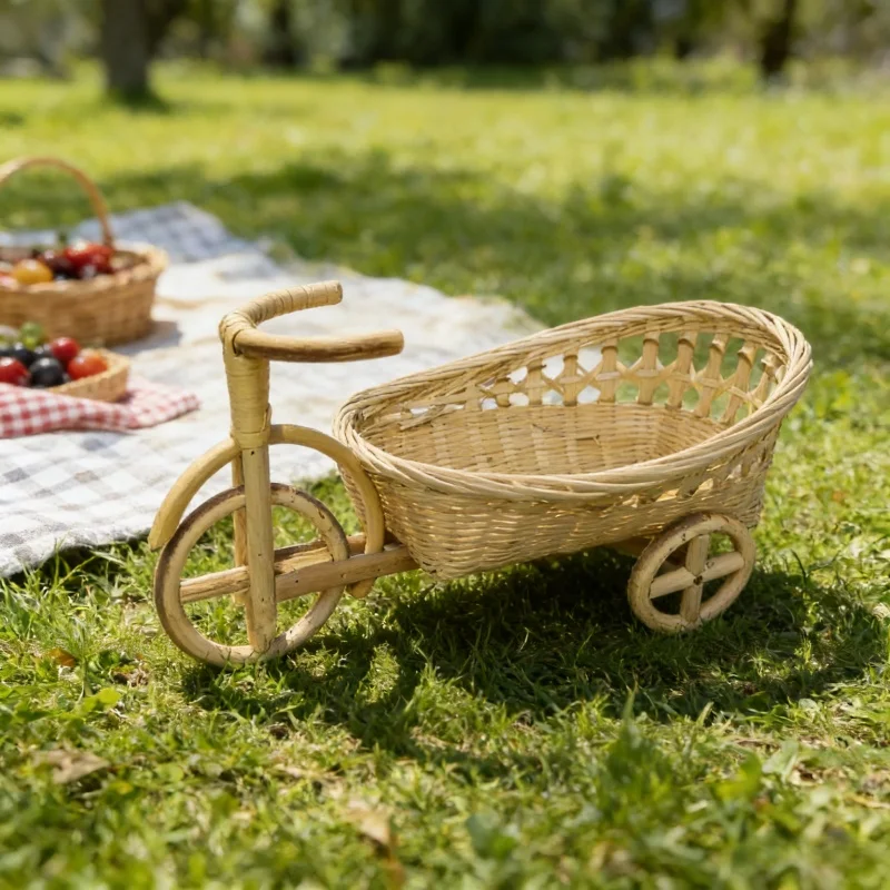Home Decor Rattan - 신생아 사진 촬영 소품 수제 라탄