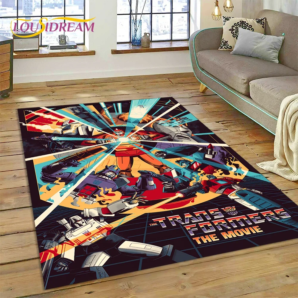 Home Decor Games Online Free - 만화 T-트랜스포머 오토봇 3D 카펫 러그