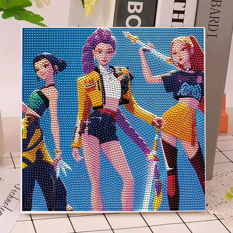 Home Decor Mod - 애니메이션 헌터즈 걸스 루미 밀라 조이