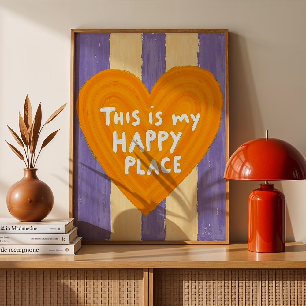 Home Decor Nepal - 현대적이고 복고풍적인 스타일의 '이곳은 나의 행복한