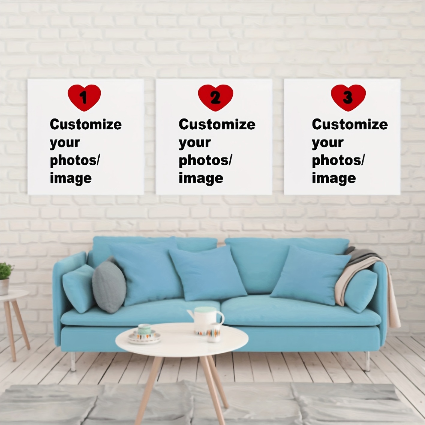 Home Decor Wall Pictures - 3개 세트 맞춤형 사각 캔버스 포스터