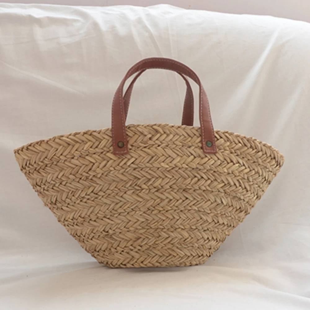 Home Decor Rattan - 여성을위한 보헤미안 밀짚 등나무 가방 디자이너