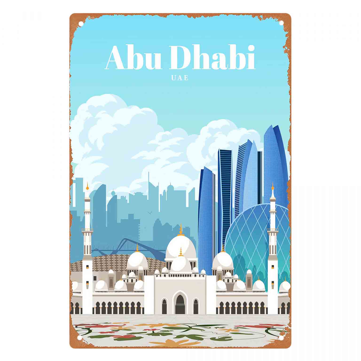 Home Decor Uae - 2D 플랫 1개 아부다비 UAE 스카이라인