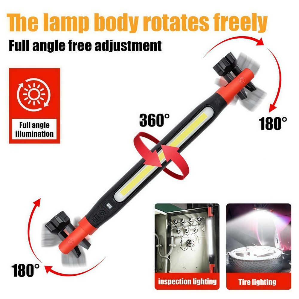 COB LED 작업등 USB 충전식 마그네틱 후크 다기 - Led Strip Lights 리뷰 및 가격