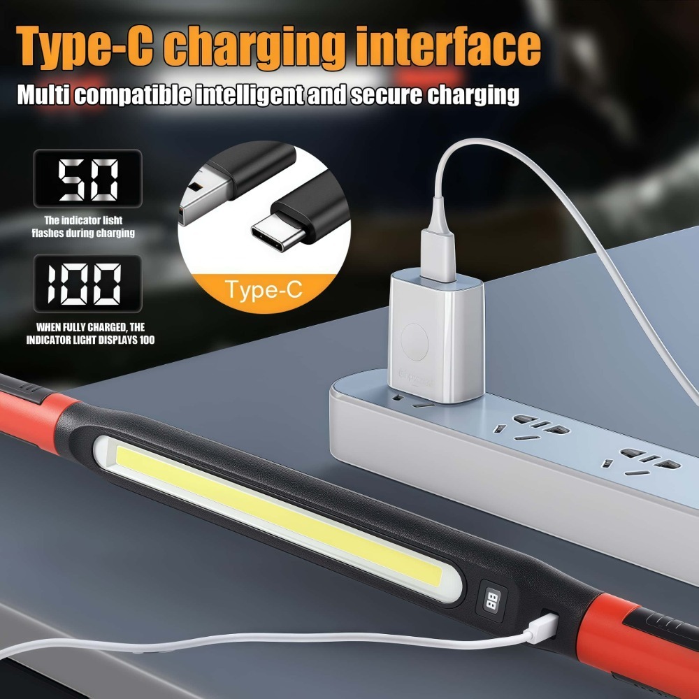 COB LED 작업등 USB 충전식 마그네틱 후크 다기 - Led Strip Lights 리뷰 및 가격