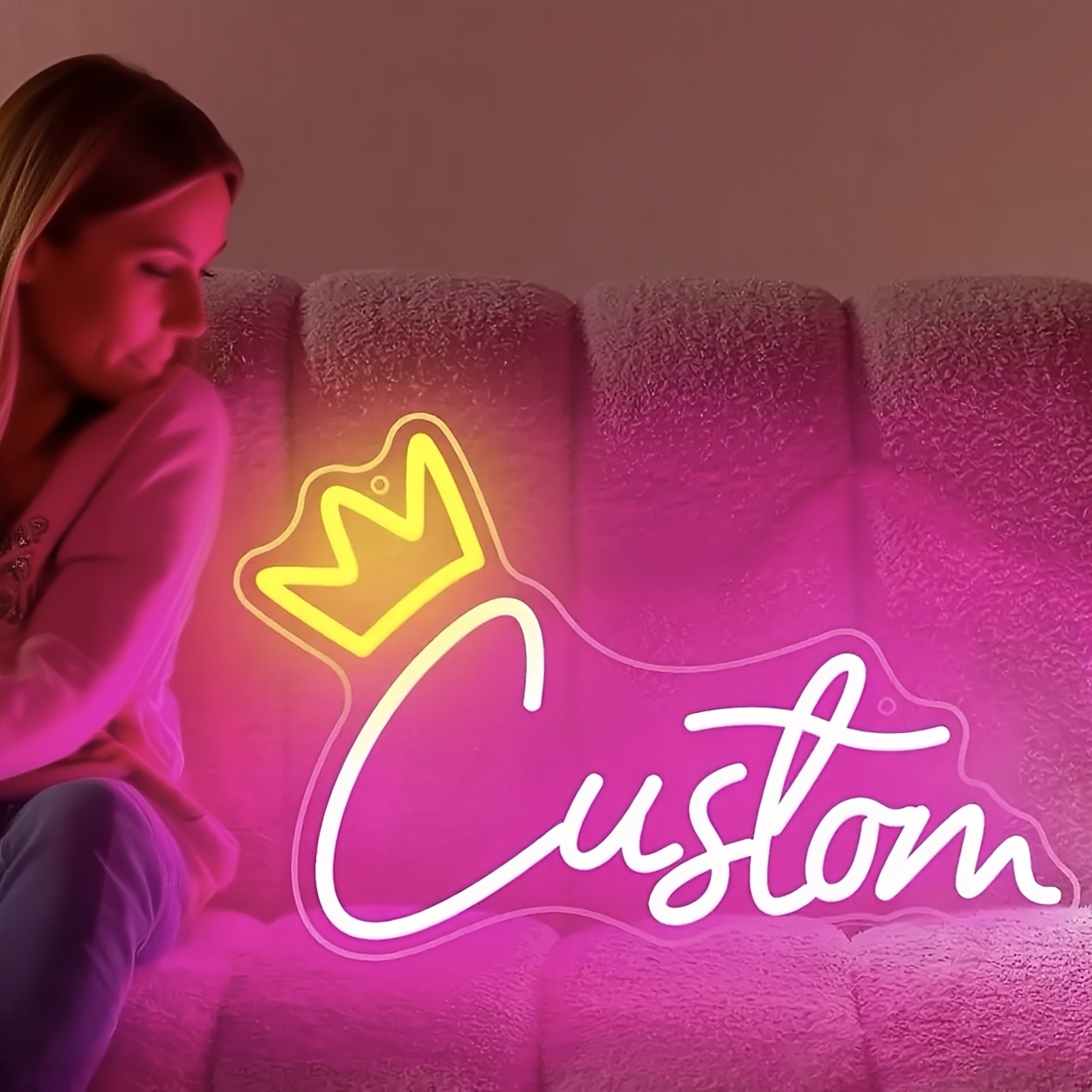 할리부솔 맞춤형 LED 네온사인 - 텍스트/이름 & 왕 - Neon Sign Led Custom 리뷰 및 가격
