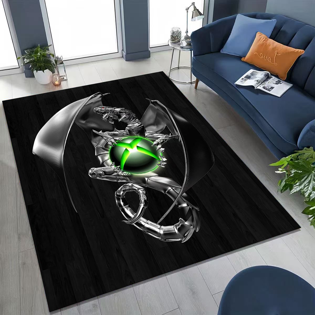 게임 컨트롤러 XBOX 아트 로고 카툰 카펫 러그 침실 - Home Decor Xbox Games 리뷰 및 가격