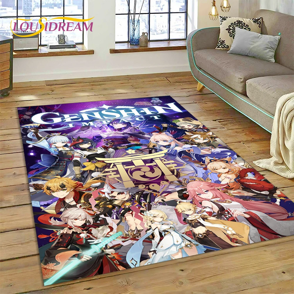3D 최신 Genshin Impact 만화 게임 러그  - Home Decor Games Online Free 리뷰 및 가격