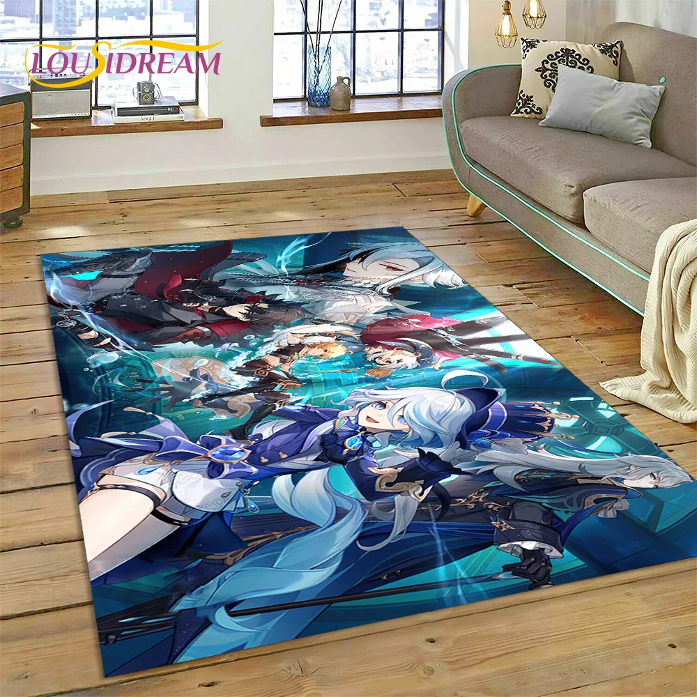 3D 최신 Genshin Impact 만화 게임 러그  - Home Decor Games Online Free 리뷰 및 가격
