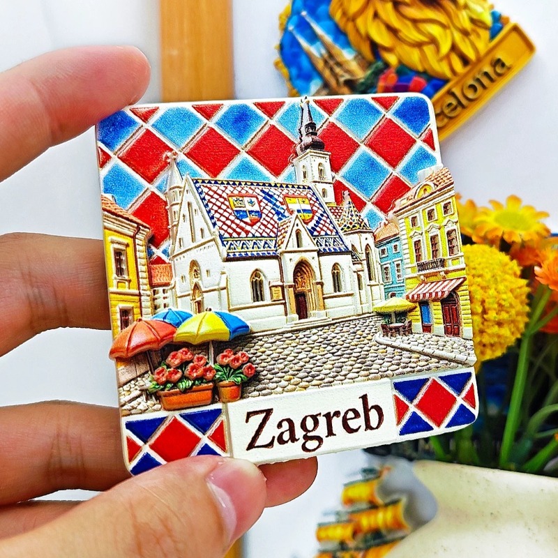 크로아티아 냉장고 자석 여행 기념품 홈 데코레이션 자그 - Home Decor Zagreb 리뷰 및 가격