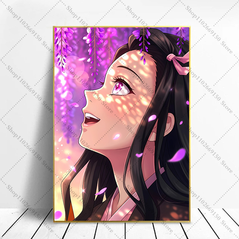 애니메이션 창의적인 그림 홈 데코 액세서리 데몬 슬레이 - Home Decor Wall Pictures 리뷰 및 가격