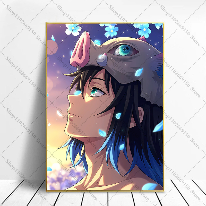 애니메이션 창의적인 그림 홈 데코 액세서리 데몬 슬레이 - Home Decor Wall Pictures 리뷰 및 가격