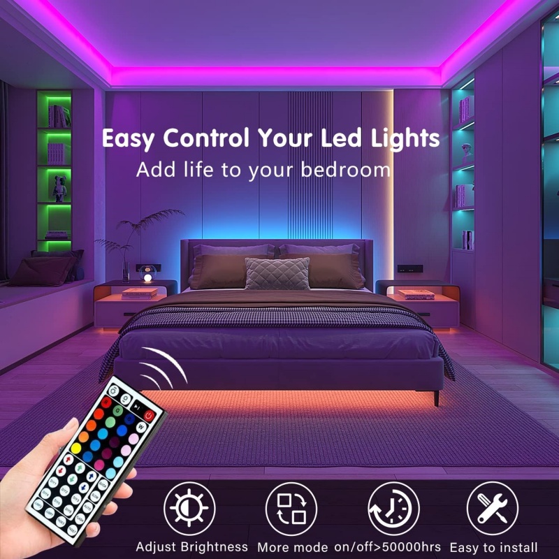 DC 5V USB LED 스트립 라이트 앱 제어 색상  - Led Strip Lights 리뷰 및 가격