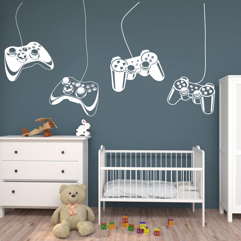 대형 교수형 게임 컨트롤러 벽 스티커 놀이방 어린이 방 - Home Decor Xbox Games 리뷰 및 가격