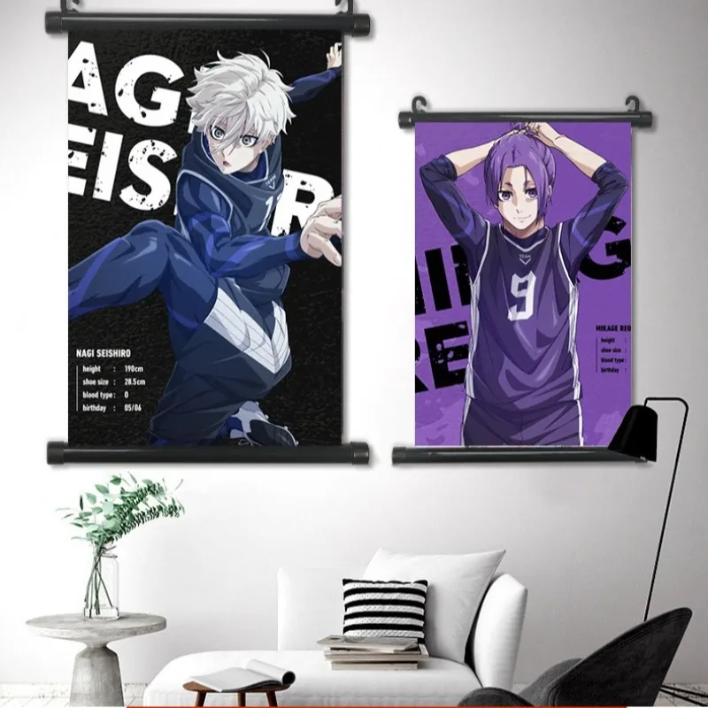 애니메이션 블루 락 포스터 벽 예술 캔버스 그림 이사기 - Home Decor Wall Pictures 리뷰 및 가격