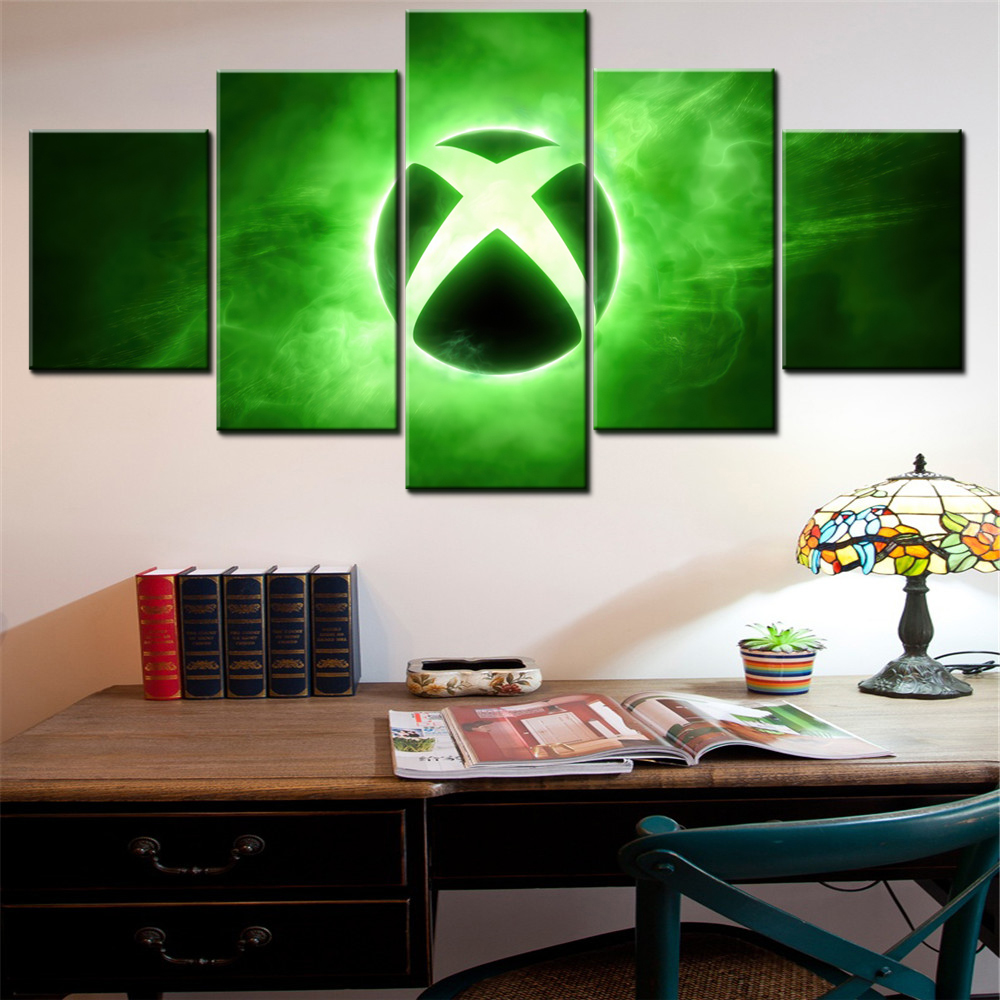 5 조각 캔버스 벽 예술 포스터 그림 기술 Xbox 로 - Home Decor Xbox Games 리뷰 및 가격