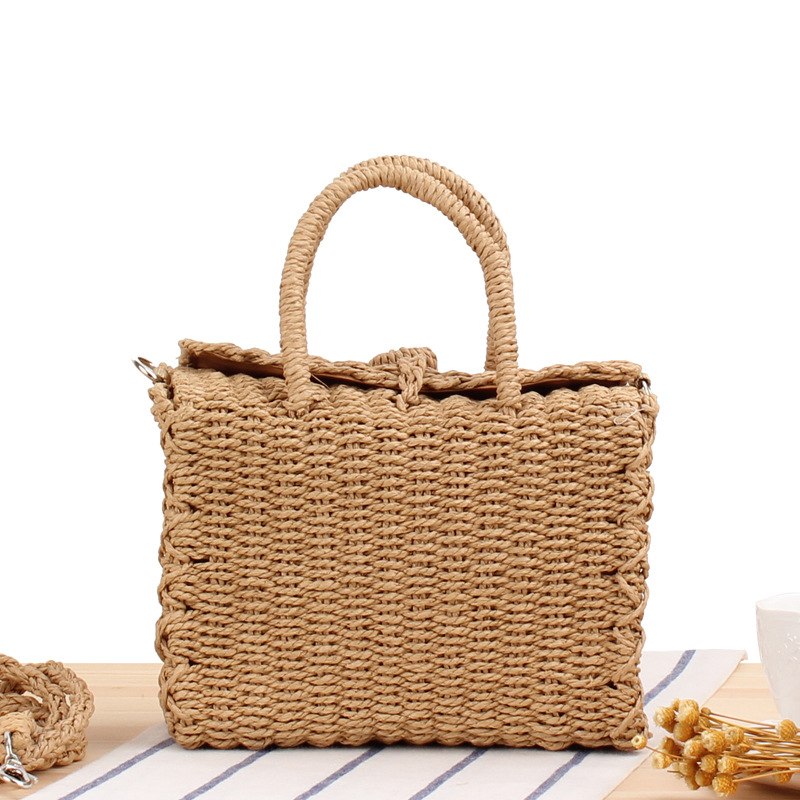 여성용 빨대 비치 백, 수제 핸드백 숄더백, 라탄 비치 - Home Decor Rattan 리뷰 및 가격