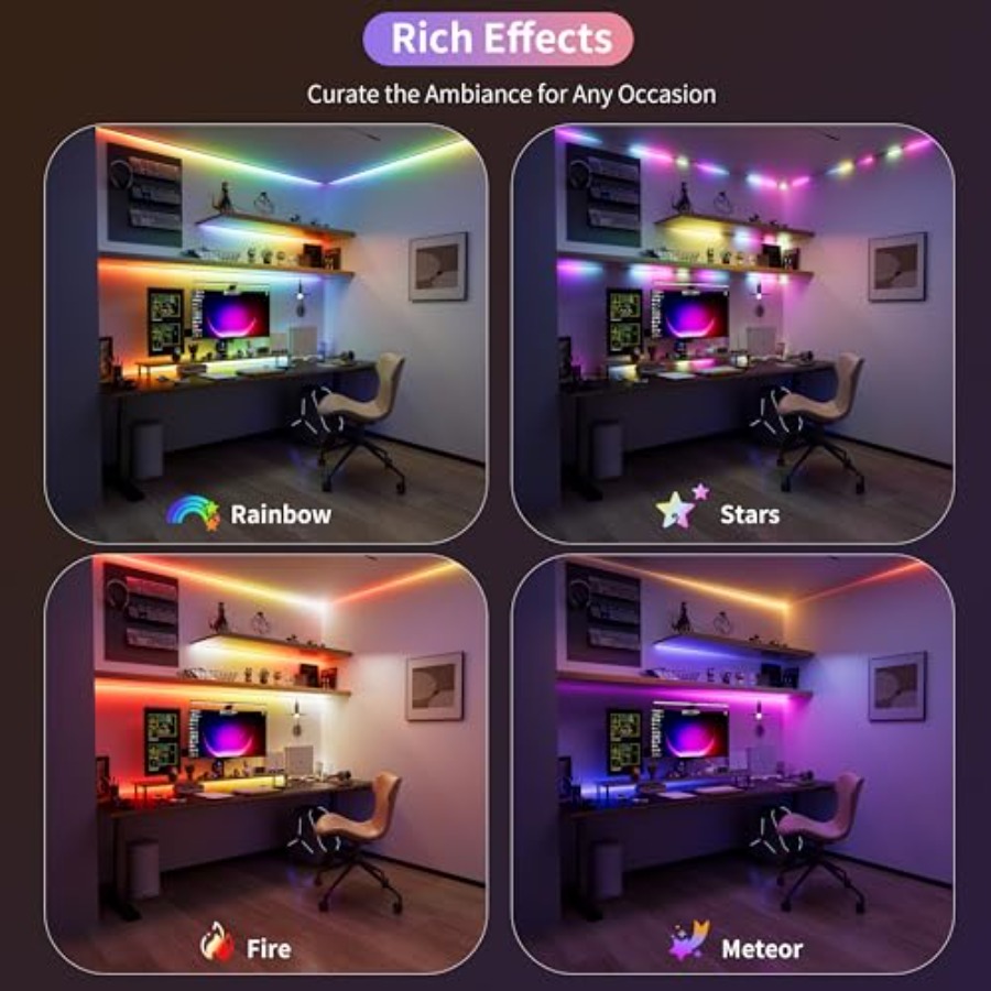 RGB 스마트 IC COB LED 스트립 라이트 주소  - Led Strip Lights 리뷰 및 가격