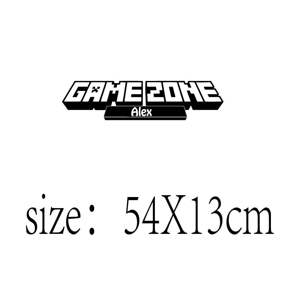 맞춤형 이름 게임 존 벽 데칼, 플레이룸 비디오 게이머 - Home Decor Xbox Games 리뷰 및 가격