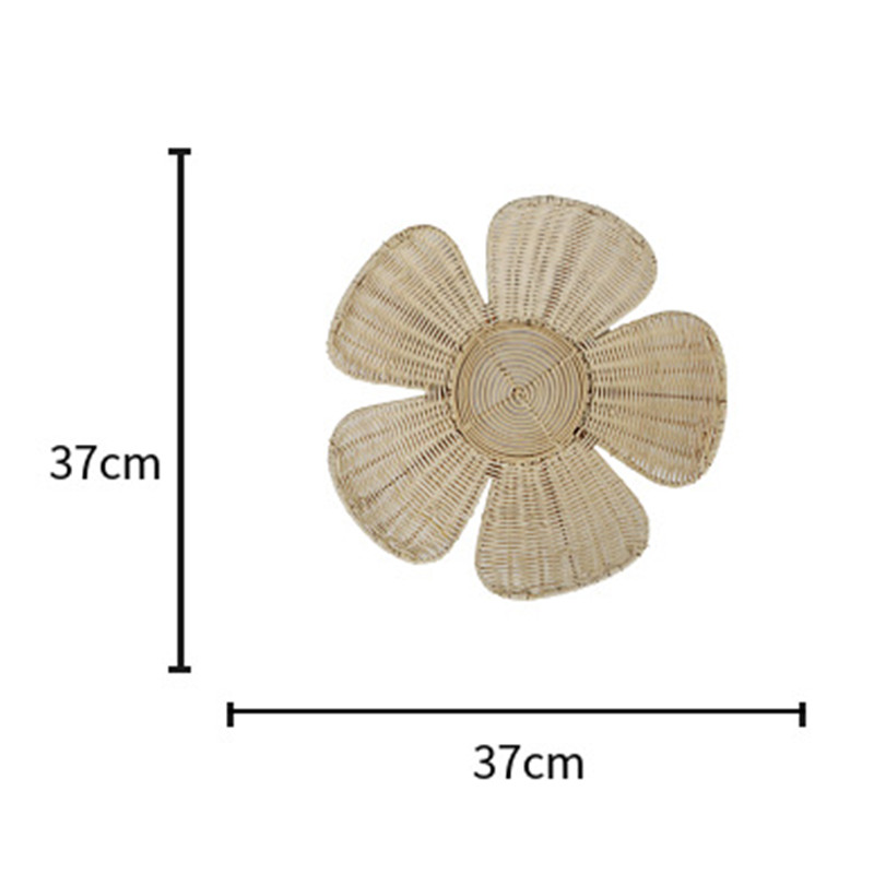 북유럽풍 라탄 꽃 벽 장식품 수공예 라탄 아트 공예 보 - Home Decor Rattan 리뷰 및 가격