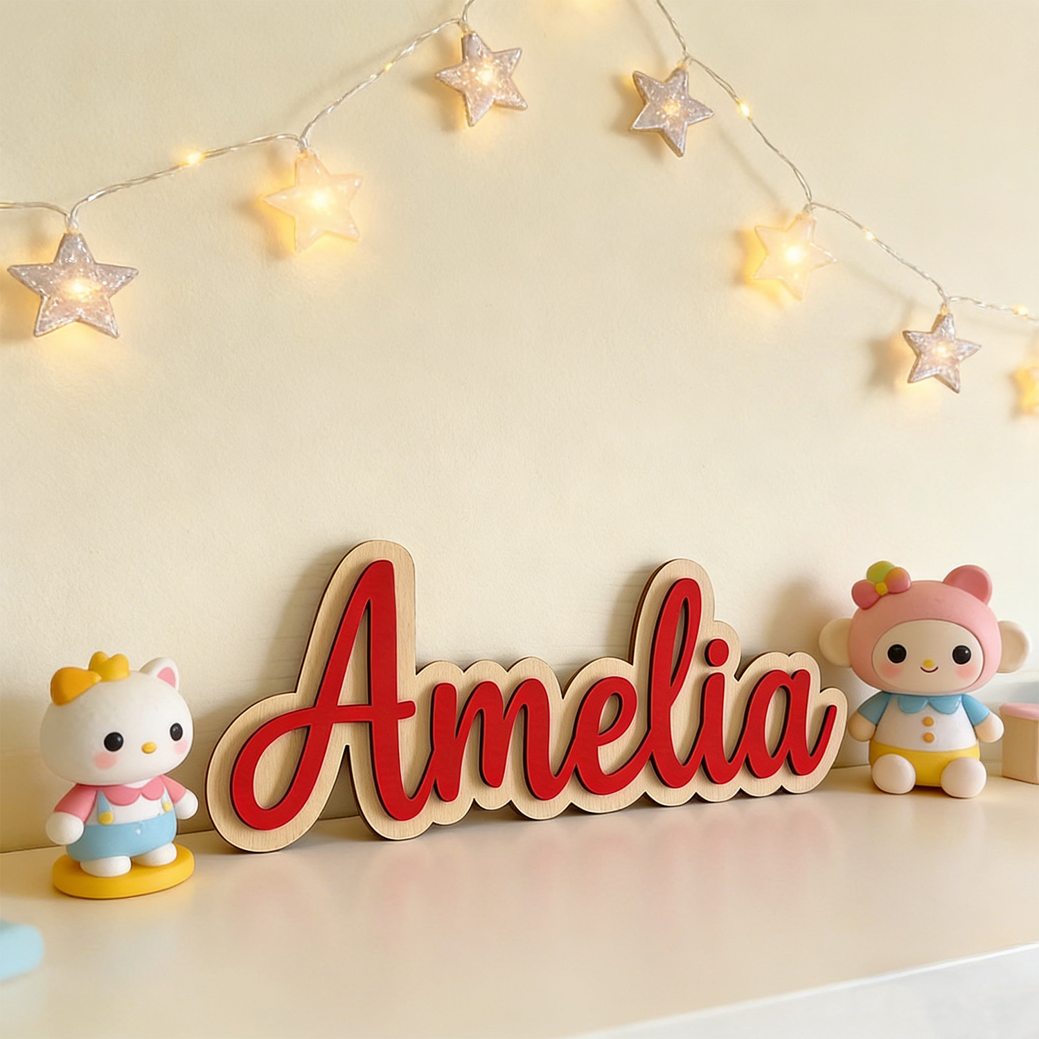1개 맞춤형 이중층 목재 성 이름표, 맞춤형 선물, 어 - Home Decor Com 리뷰 및 가격
