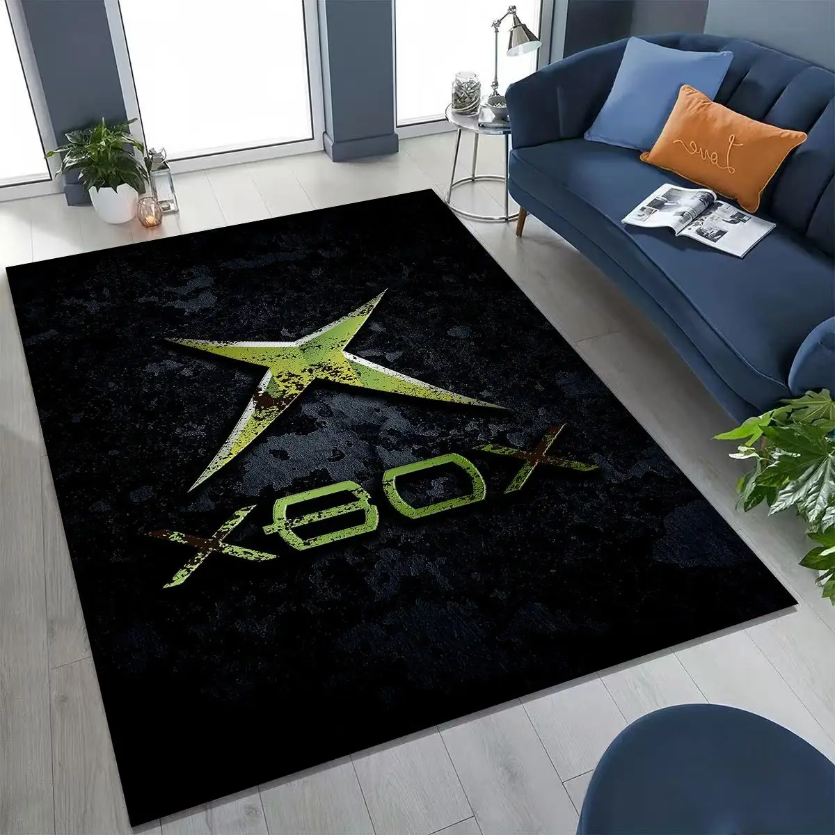 게임 컨트롤러 XBOX 아트 로고 카툰 카펫 러그 침실 - Home Decor Xbox Games 리뷰 및 가격