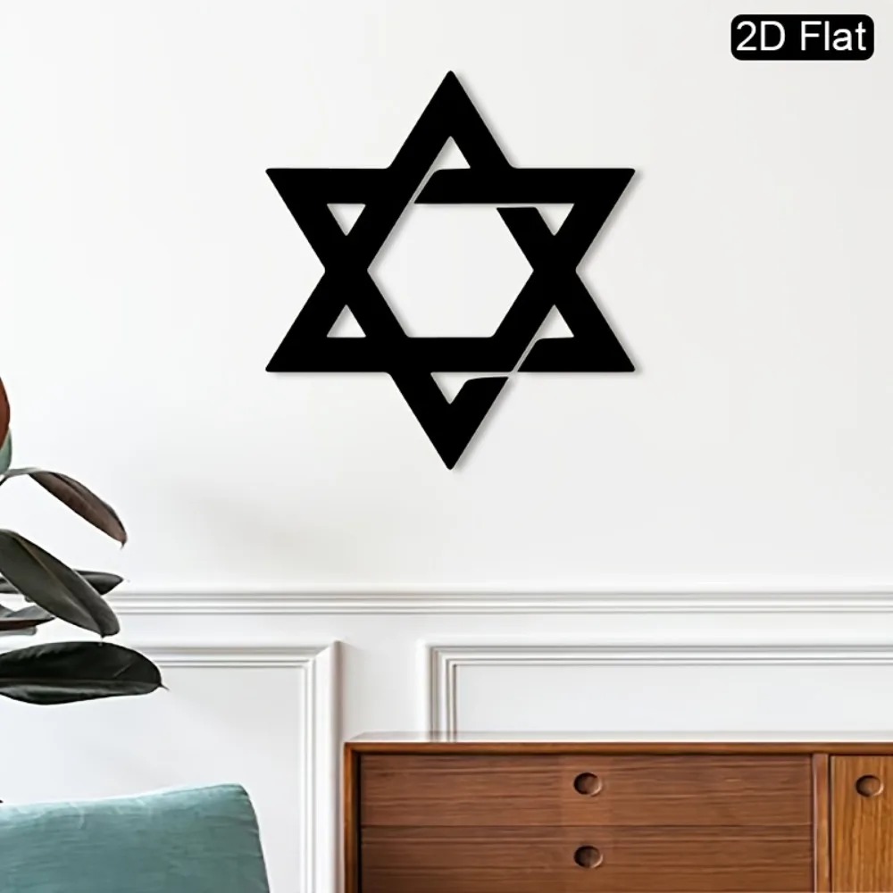 CIFBUY 철제 벽 장식 다윗의 별 금속 조각품 벽걸 - Home Decoration 리뷰 및 가격