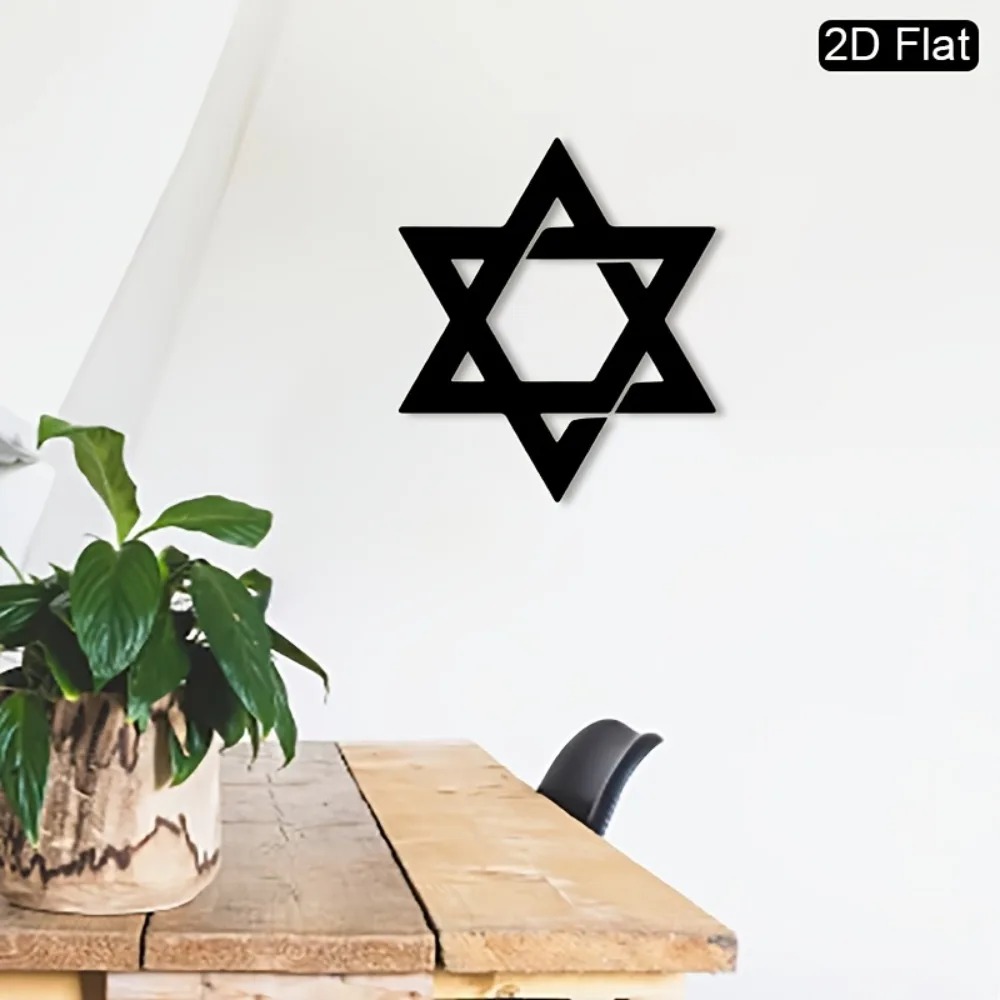 CIFBUY 철제 벽 장식 다윗의 별 금속 조각품 벽걸 - Home Decoration 리뷰 및 가격