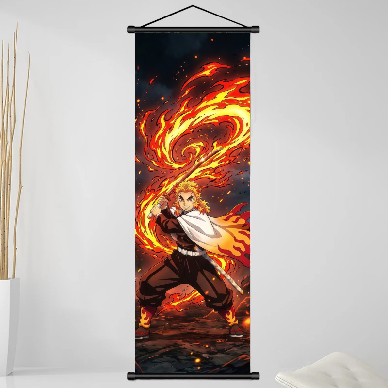데몬 슬레이어 쿄쥬로 렌고쿠 HD 프린트 애니메이션 패 - Home Decor Mod 리뷰 및 가격