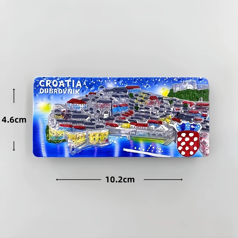 크로아티아 3D 레진 냉장고 자석 세트 두브로브니크 스 - Home Decor Zagreb 리뷰 및 가격