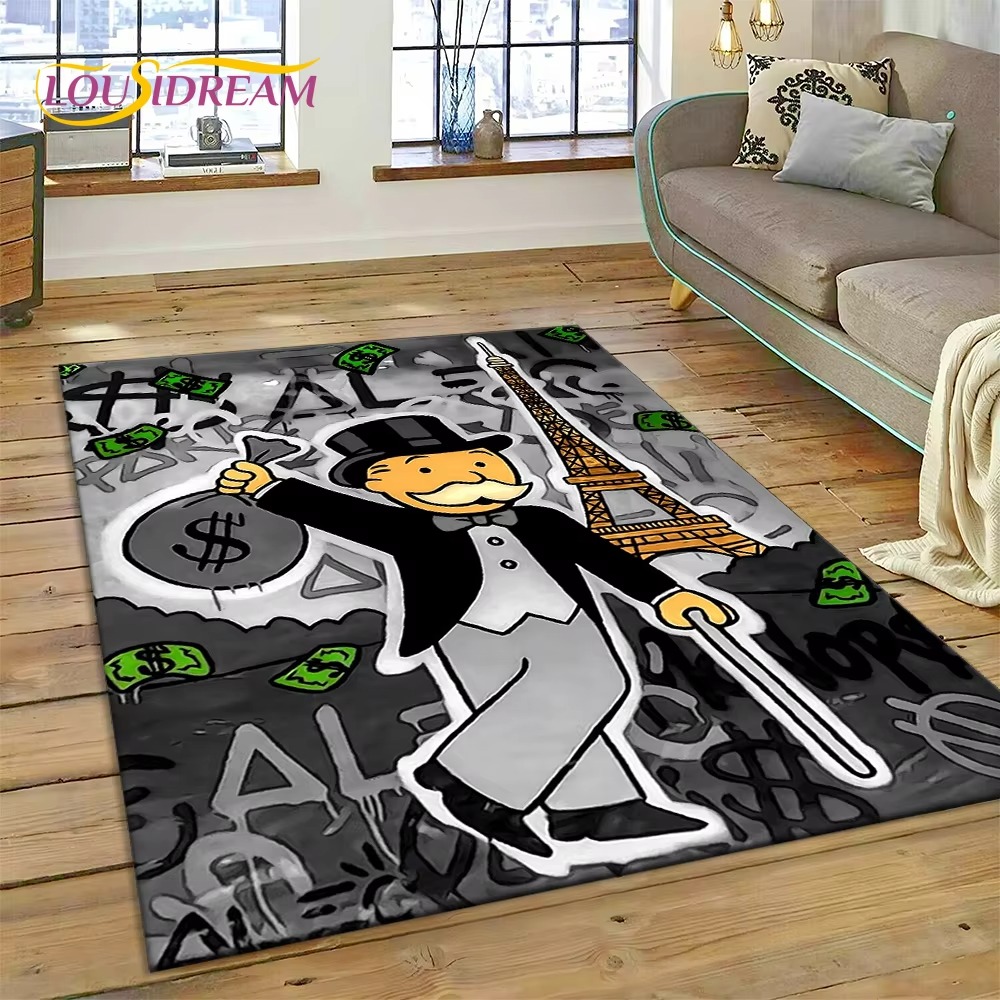 게임 달러 독점 만화 돈 모양 러그 카펫, 거실 침실  - Home Decor Games Online Free 리뷰 및 가격
