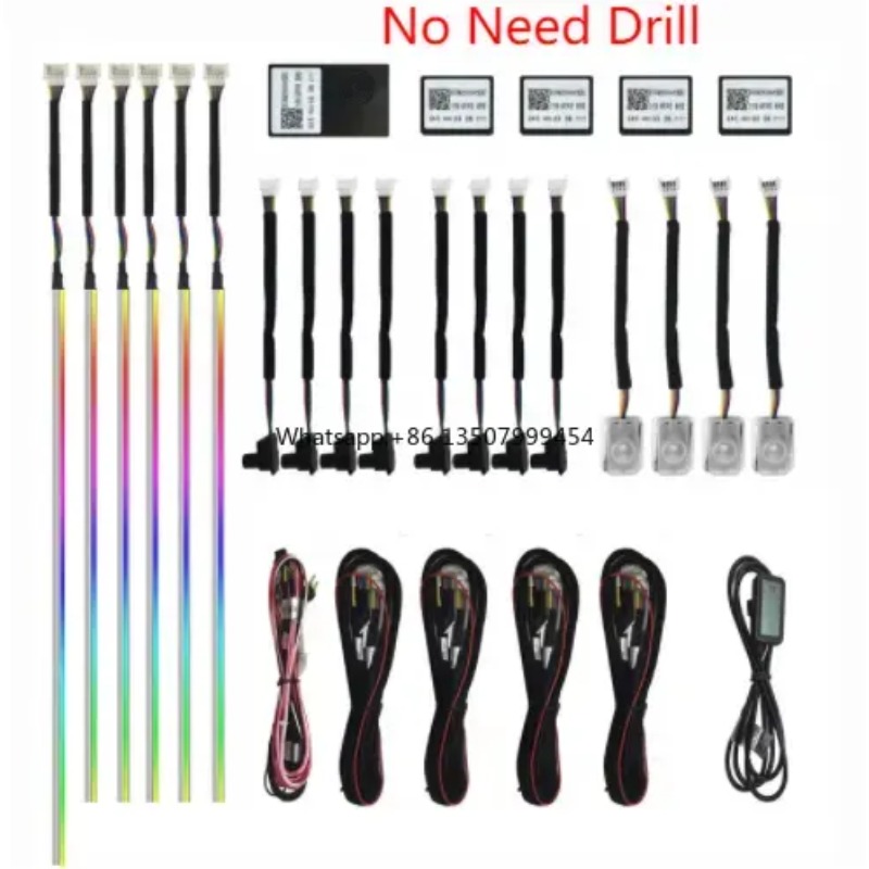 A80 64색 LED 엠비언트 라이트 아크릴 스트립 1 - Led Strip Lights 리뷰 및 가격