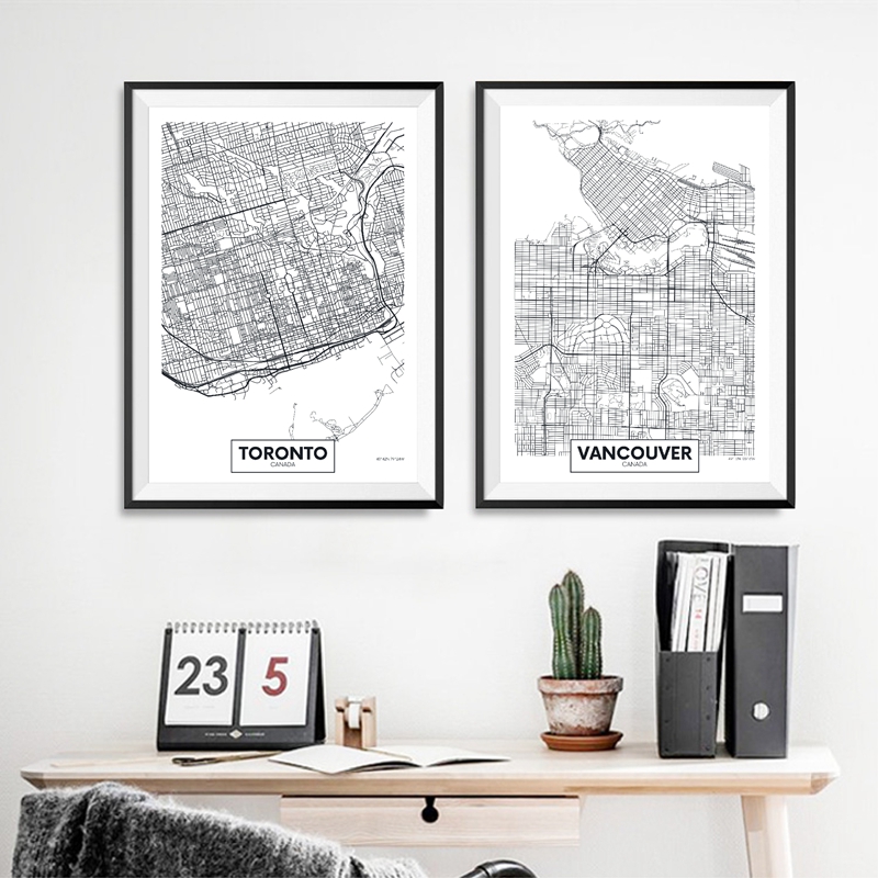 현대 미니멀리스트 벽 아트 캔버스 페인팅, 캐나다 토토 - Home Decor Vancouver 리뷰 및 가격
