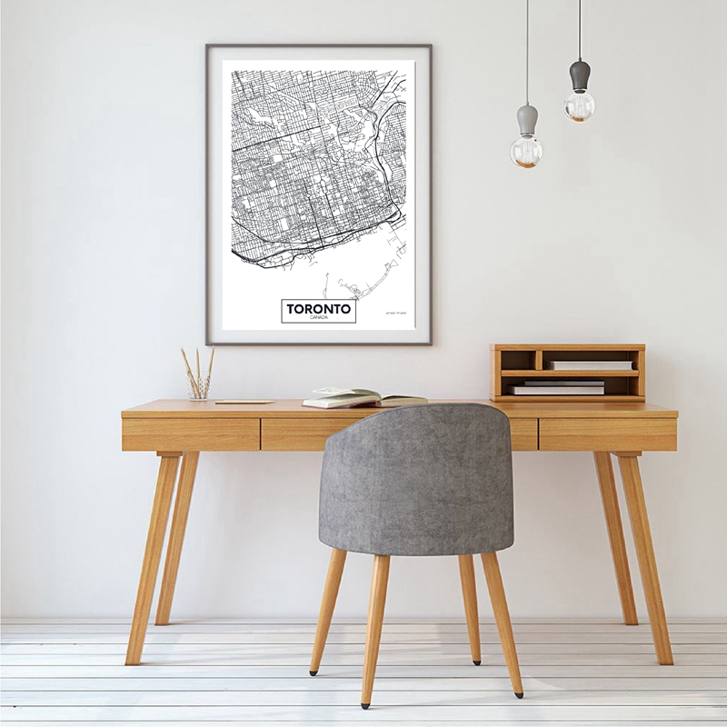 현대 미니멀리스트 벽 아트 캔버스 페인팅, 캐나다 토토 - Home Decor Vancouver 리뷰 및 가격