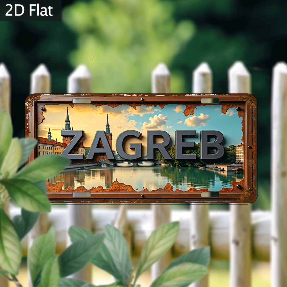 2D 플랫 - [오픈] 2D 플랫 레트로 자그레브 도시 - Home Decor Zagreb 리뷰 및 가격