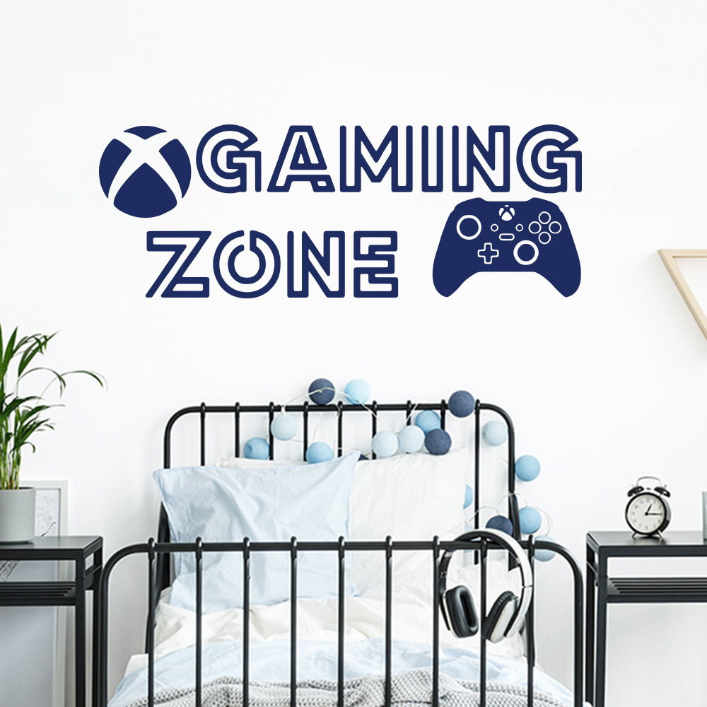 Xbox 게임 컨트롤러용 대형 게임 존 벽 데칼, 놀이 - Home Decor Xbox Games 리뷰 및 가격