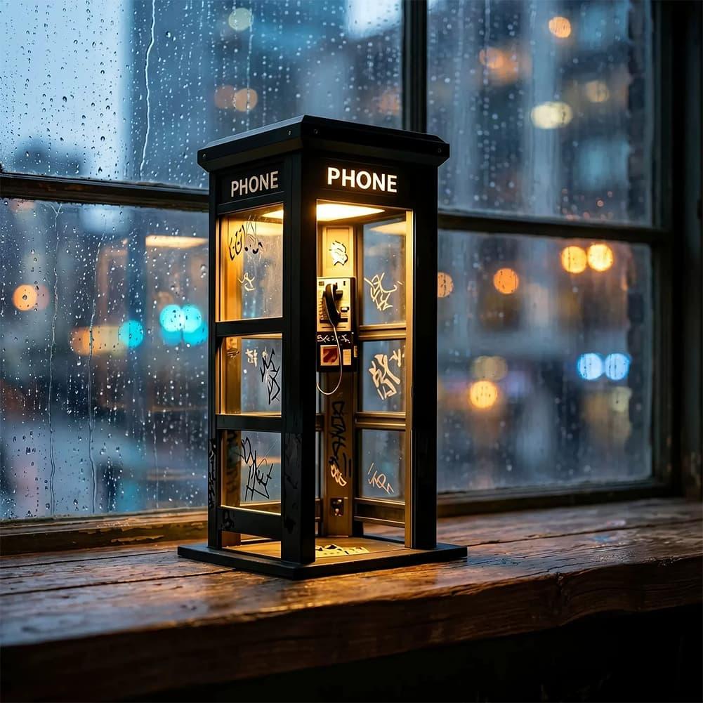빈티지 런던 전화 부스 테이블 램프 레트로 전화 부스  - Home Decor Gift 리뷰 및 가격