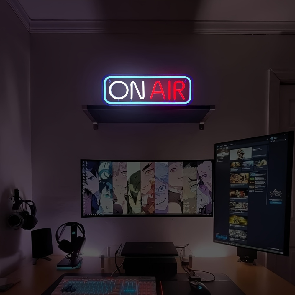 ON AIR 네온 사인 - 게이머 스트리밍/녹음 사인을 - Neon Sign Led Custom 리뷰 및 가격