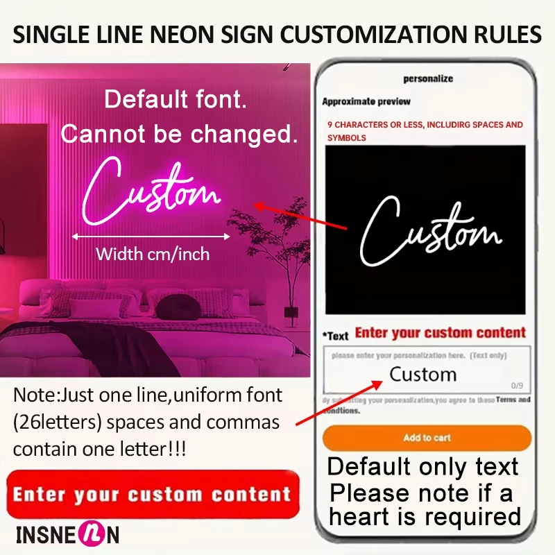 사용자 정의 이름 네온 사인-USB 디밍이 가능한 LE - Neon Sign Led Custom 리뷰 및 가격