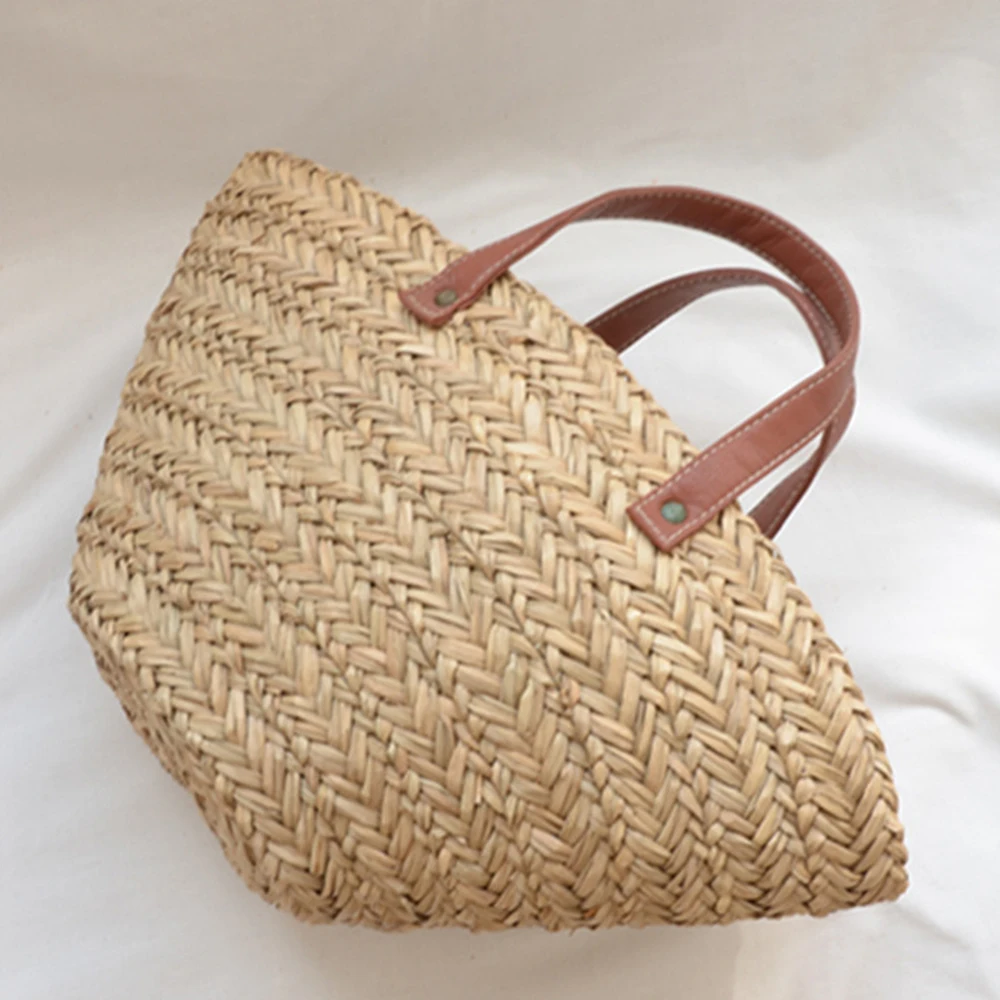 여성을위한 보헤미안 밀짚 등나무 가방 디자이너 짠 가방 - Home Decor Rattan 리뷰 및 가격