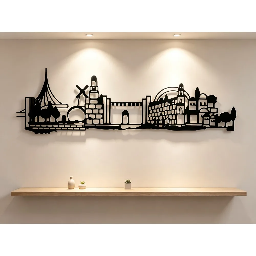 CIFBUY 철제 벽 장식 예루살렘 스카이라인 올드 시 - Home Decoration 리뷰 및 가격