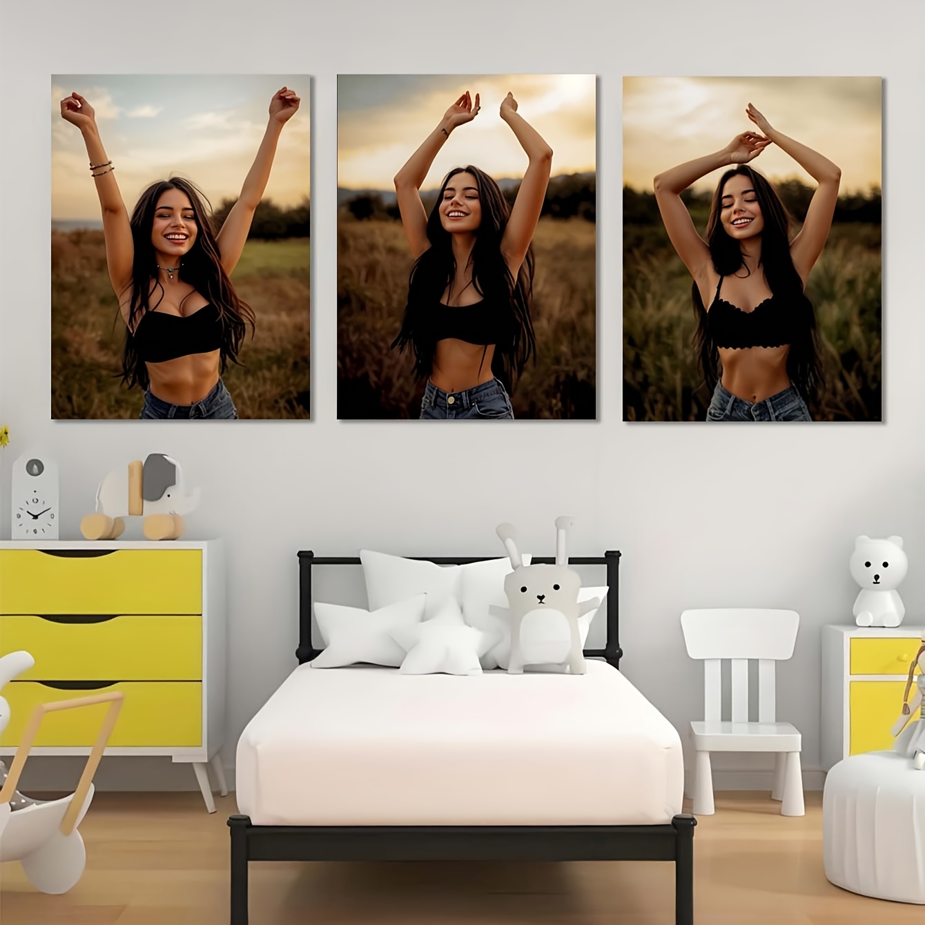 원하는 사진 3장을 맞춤 제작하세요. 독특하고 창의적인 - Home Decor Wall Pictures 리뷰 및 가격