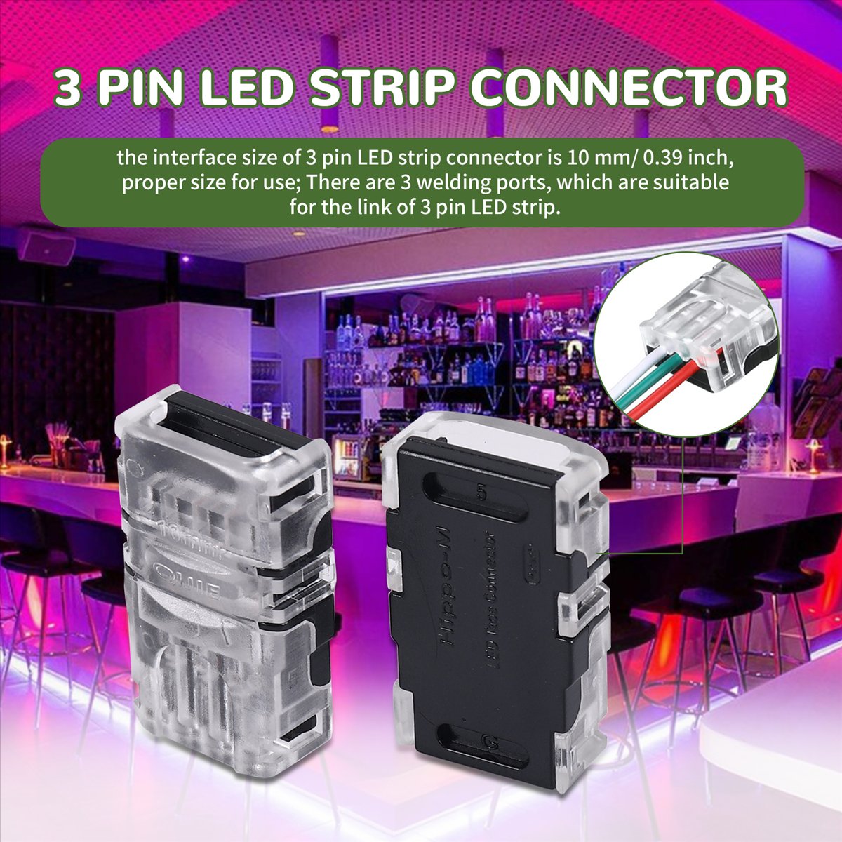 호환 가능한 11개 조각 조정 가능한 3핀 LED 스트 - Led Strip Lights 리뷰 및 가격